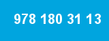 978 180 31 13 978 180 31 13